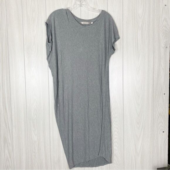 Athleta Dresses & Skirts - Athleta | Gray Draped Crew Travel Resort Dress Size XS